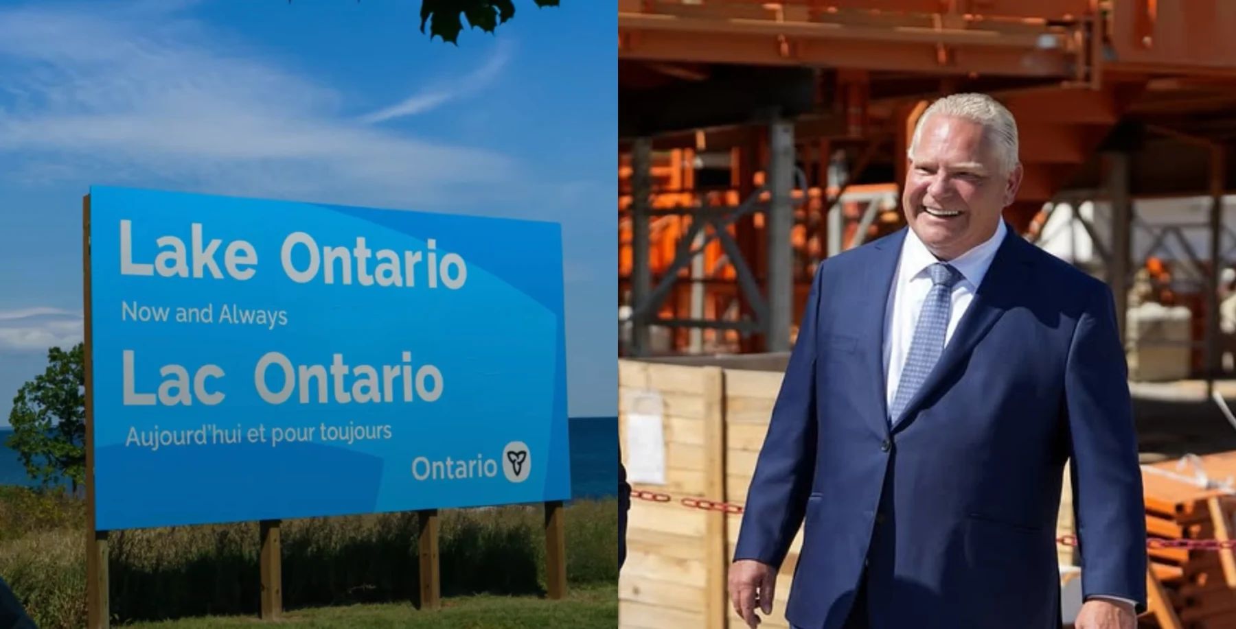 Doug Ford's Lake Ontario sign cost taxpayers $25,000